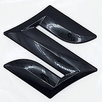 Емблема логотип Suzuki 100*100 мм (чорний, глянець)