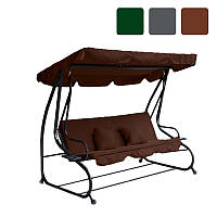 Гойдалка-диван садовий розкладний Fregat RELAX PLUS + 2 подушки R_2348
