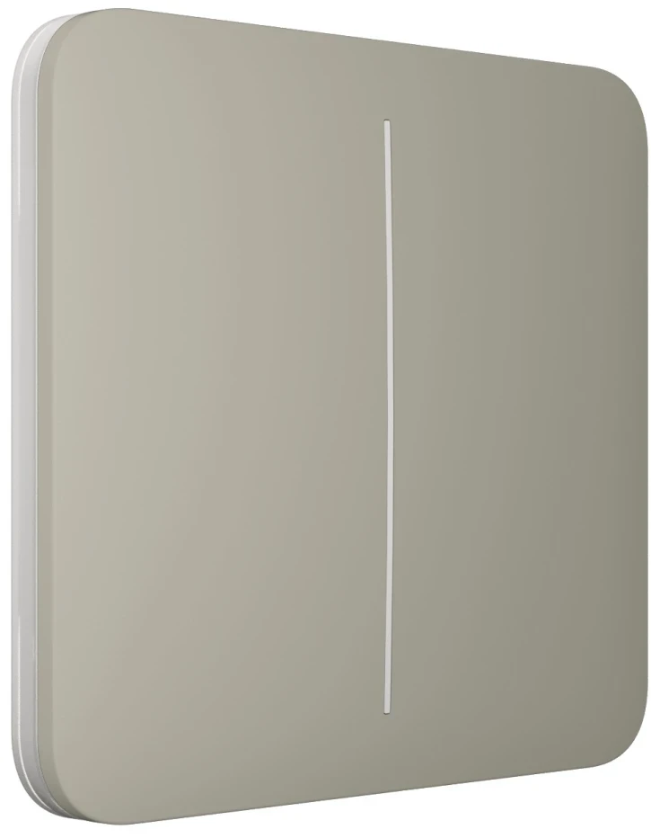 Вимикач Ajax LightSwitch 2-клавішний Olive, фото 1
