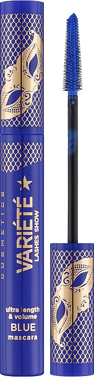 Тушь для ресниц Eveline Cosmetics Variete Lashes Show Full Volume Ultra-Length Mascara Blue, 9 мл