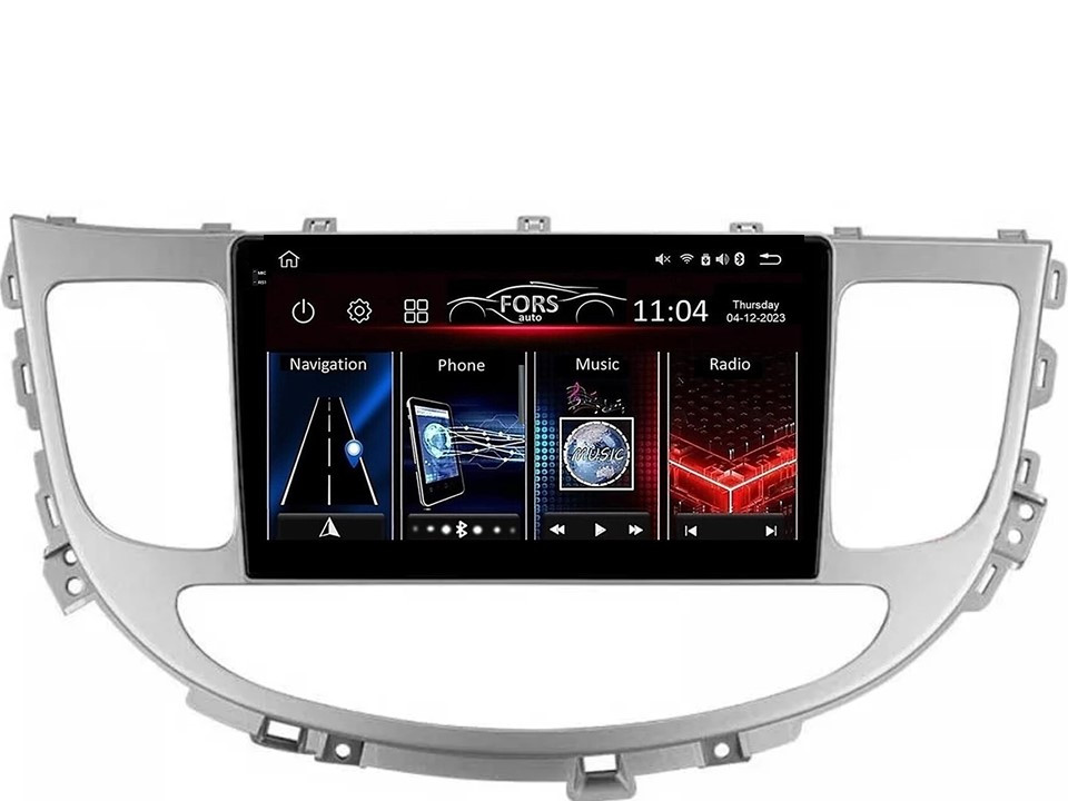 Штатна магнітола FORS.auto FS 2 ULTRA для Hyundai Genesis (2+32Gb, 9") 2008-2013