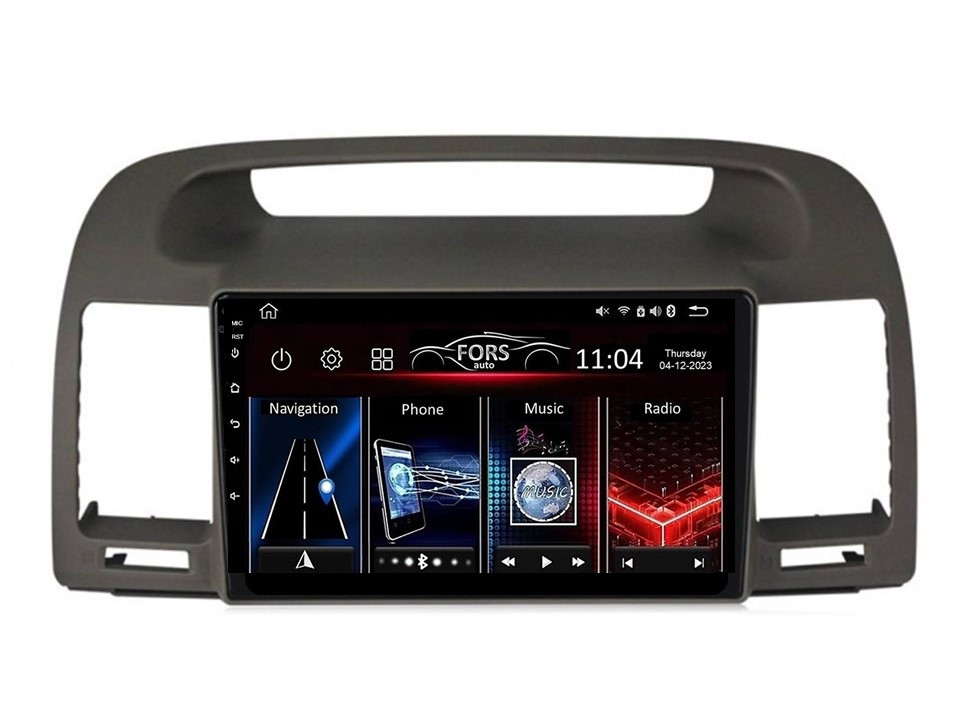 Штатна магнітола FORS.auto FS 1 LITE для Toyota Camry (1+32Gb, 9") 2002-2006