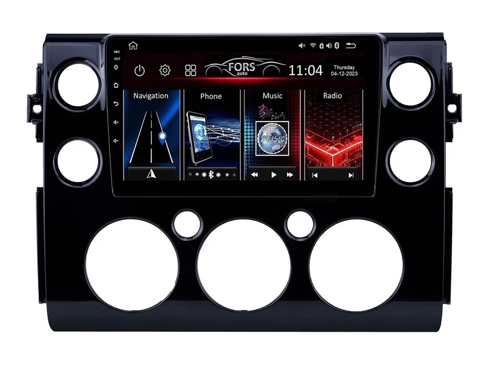 Штатна магнітола FORS.auto FS 1 LITE для Toyota FJ Cruiser (1+32Gb, 9") 2006-2020