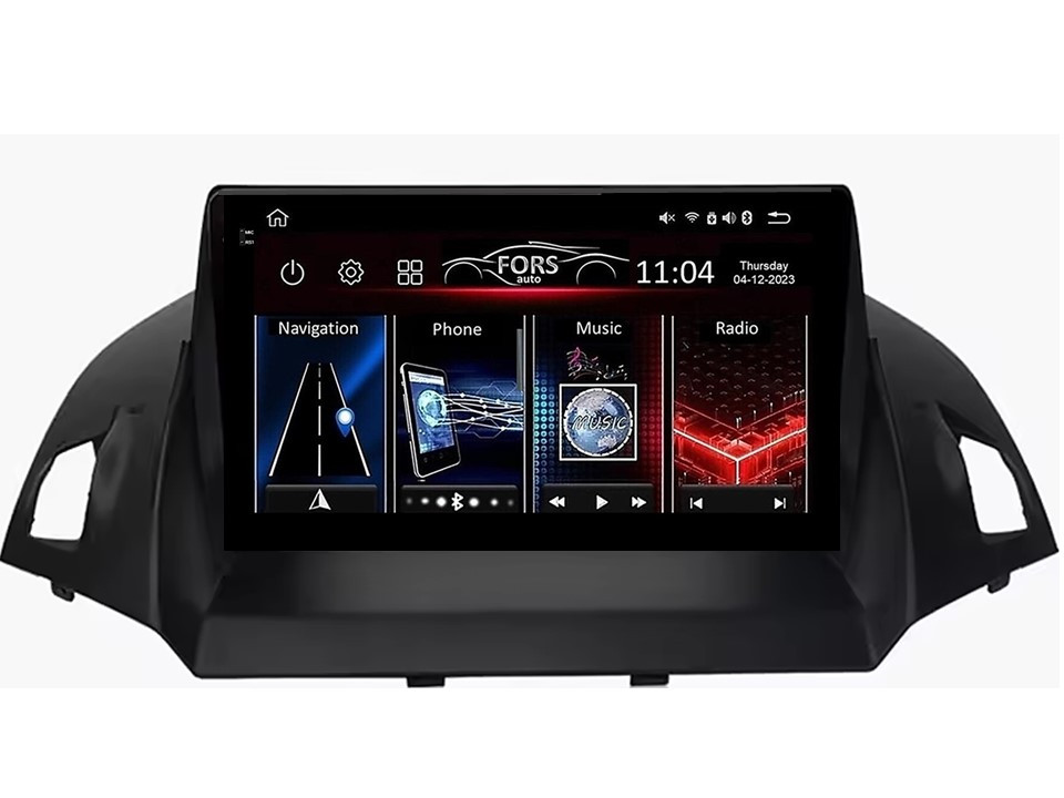 Штатна магнітола FORS.auto FS 4 MAX для Ford Kuga (4+32Gb, 9" 2013-2018