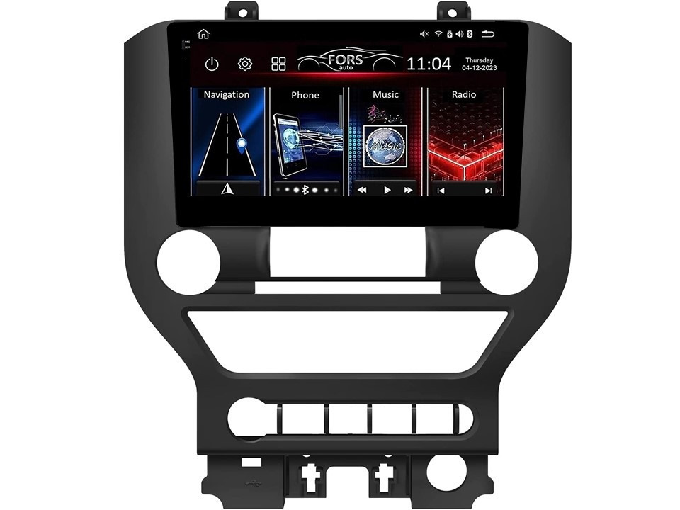 Штатна магнітола FORS.auto FS 4 MAX для Ford Mustang (4+32Gb, 9" 2015-2019