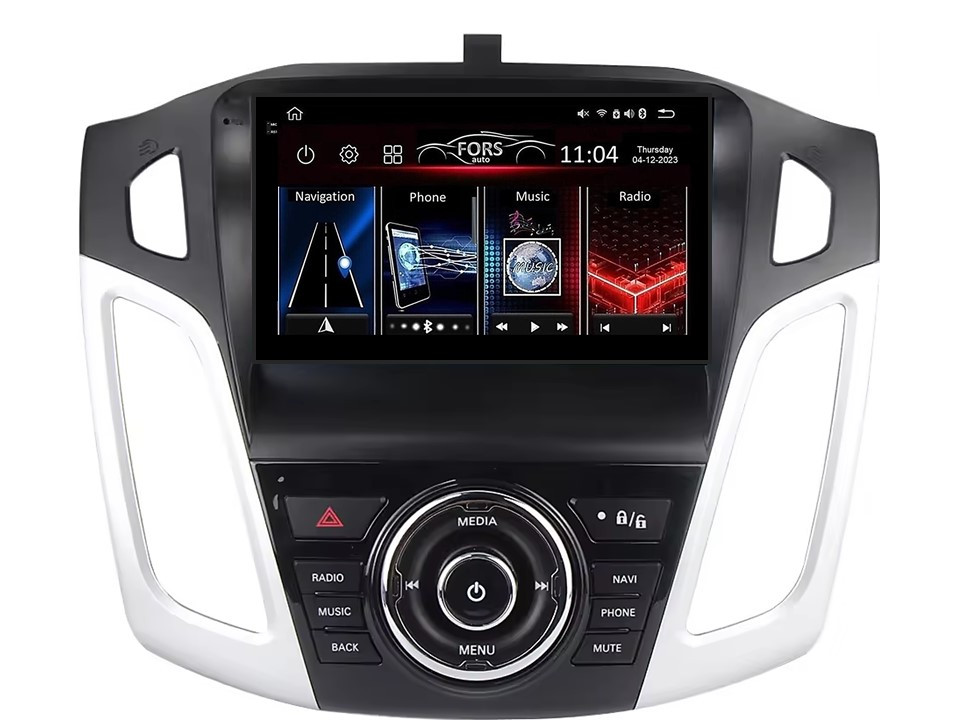 Штатна магнітола FORS.auto FS 2 ULTRA для Ford Focus (2+32Gb, 9") 2011-2015