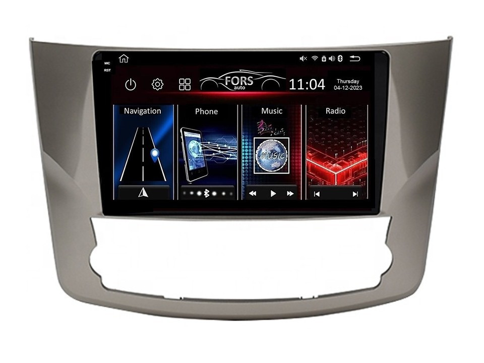 Штатна магнітола FORS.auto FS 4 PRO для Toyota Avalon (4+64Gb, 9") 2010-2012