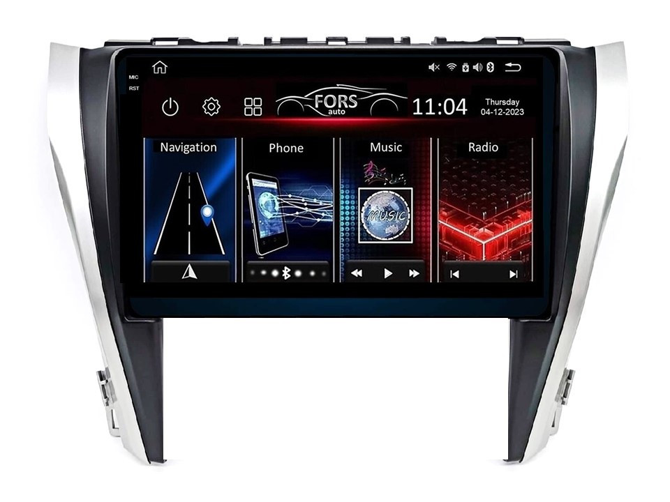 Штатна магнітола FORS.auto FS 4 MAX для Toyota Camry (4+32Gb, 10" 2015-2017