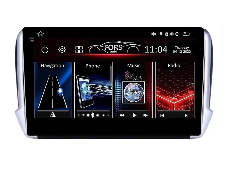 Штатна магнітола FORS.auto FS 2 PRO для Peugeot 2008 (2+32Gb, 10" 2013-2019