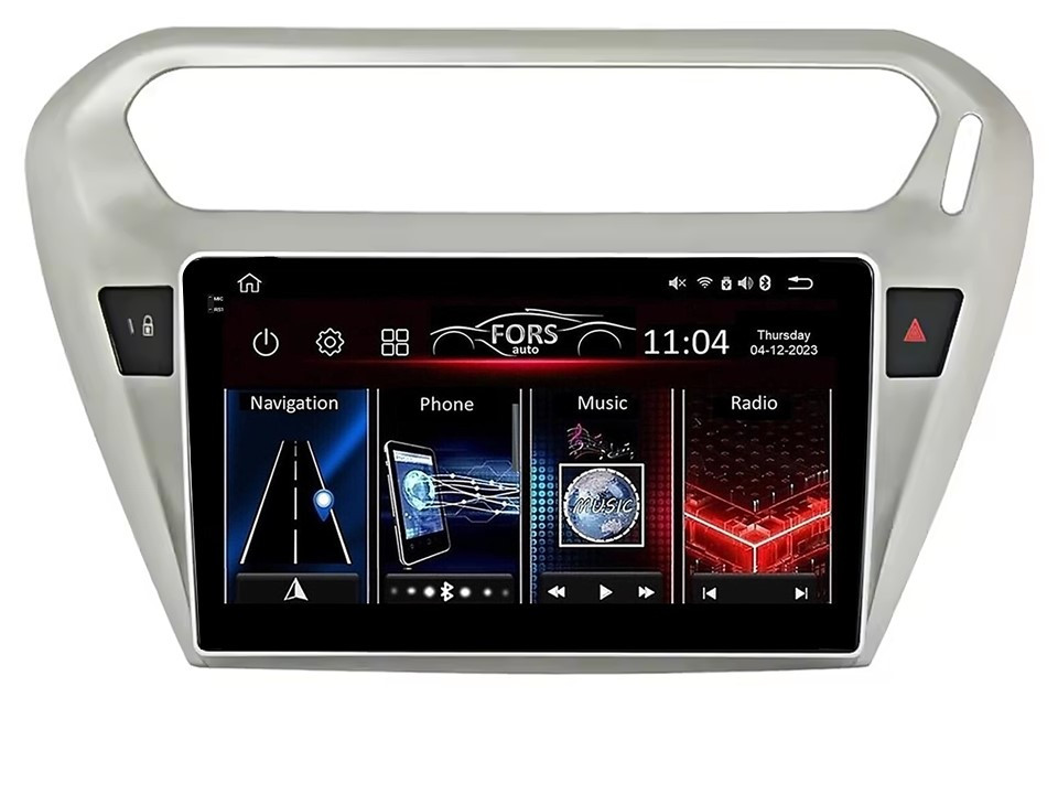 Штатна магнітола FORS.auto FS 6 MAX для Peugeot 301/Elysee (6+128Gb, 9") 2012-2017