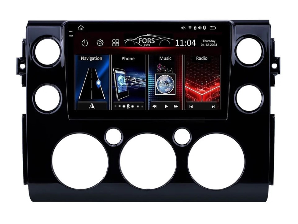 Штатна магнітола FORS.auto FS 2 PRO для Toyota FJ Cruiser (2+32Gb, 9") 2006-2020