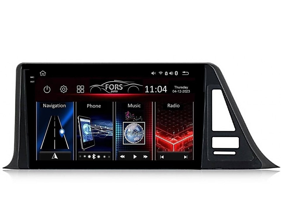 Штатна магнітола FORS.auto FS 4 MAX для Toyota CHR (4+32Gb, 9" 2016-2020