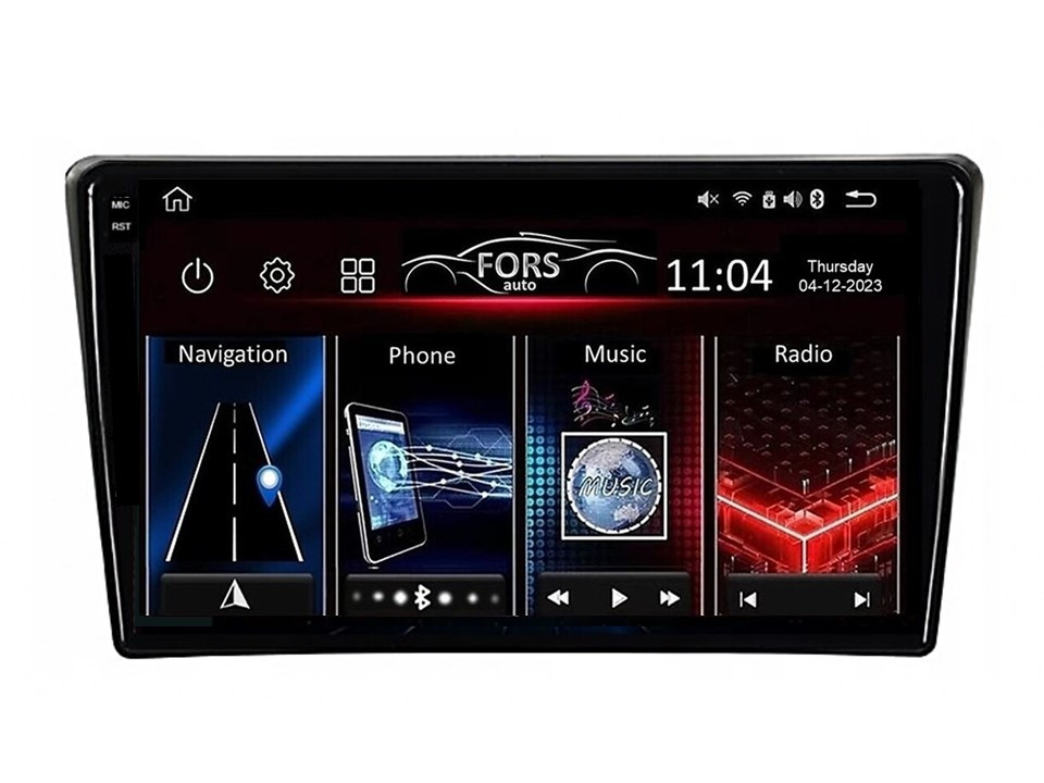 Штатна магнітола FORS.auto FS 2 ULTRA для Toyota Avensis (2+32Gb, 9") 2002-2008