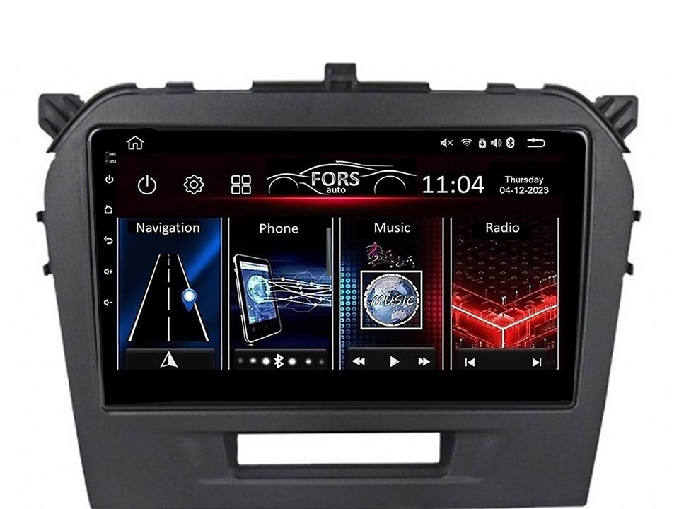 Штатна магнітола FORS.auto FS 1 LITE для Suzuki Vitara (1+32Gb, 9" 2015-2018
