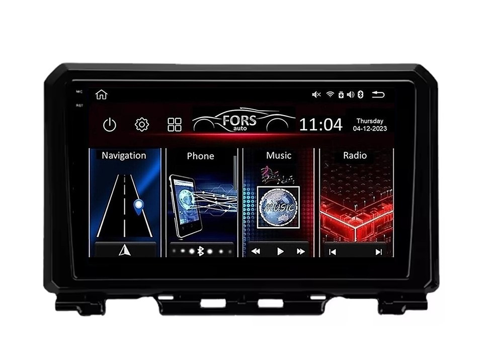 Штатна магнітола FORS.auto FS 2 PRO для Suzuki Jimny (2+32Gb, 9" 2018-2020