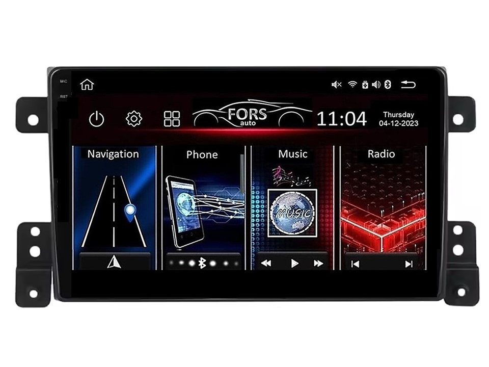 Штатна магнітола FORS.auto FS 2 ULTRA для Suzuki Grand Vitara (2+32Gb, 9") 2005-2015