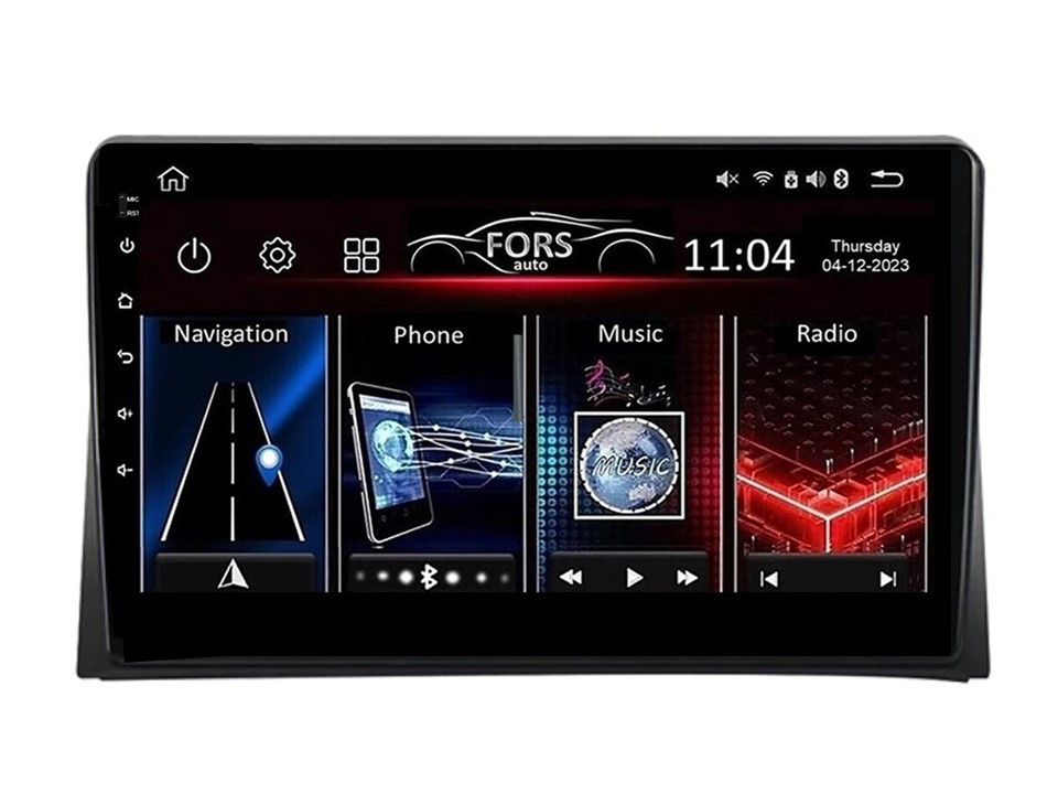 Штатная магнитола FORS.auto FS 1 LITE для Volkswagen Multivan (1+32Gb, 9") 2008-2015