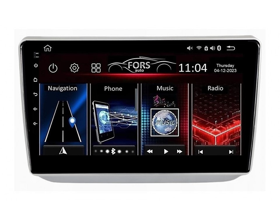 Штатна магнітола FORS.auto FS 1 LITE для Skoda Fabia (1+32Gb, 10" 2007-2014