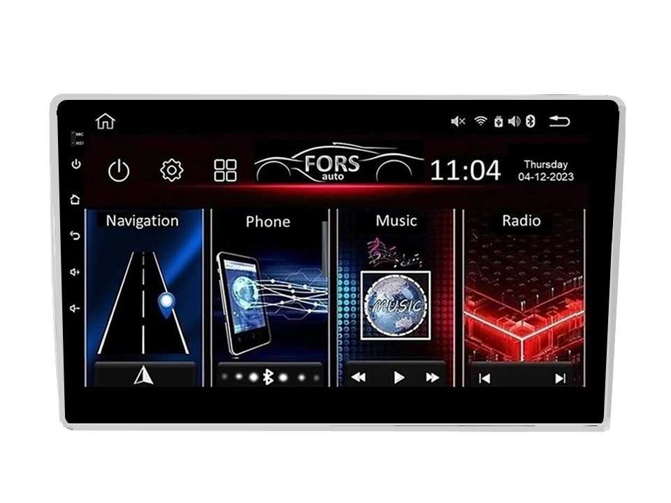 Штатна магнітола FORS.auto FS 1 LITE для Volkswagen Passat B5/B6 (1+32Gb, 9", silver) 2004-2010