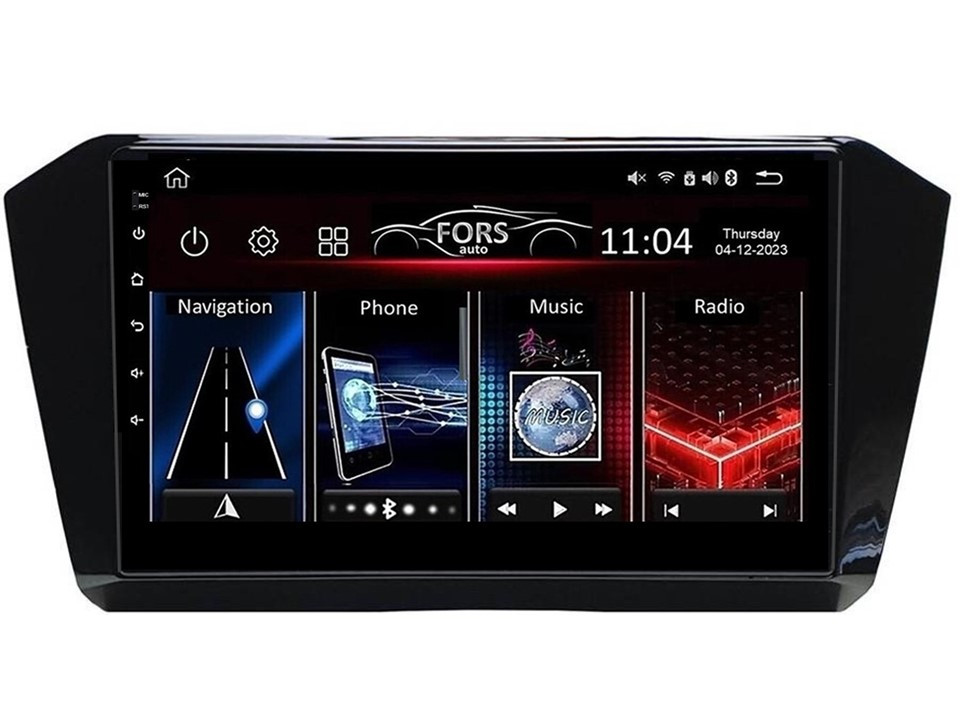 Штатная магнитола FORS.auto FS 1 LITE для Volkswagen Passat B8 (1+32Gb, 10") 2014-2019