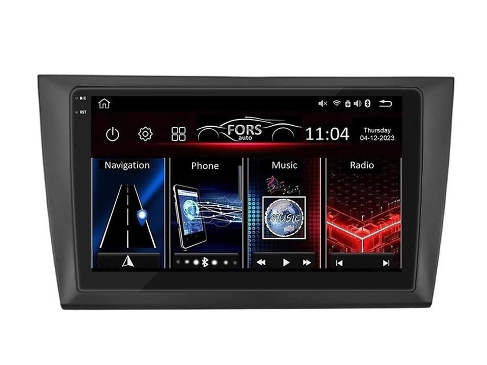 Штатна магнітола FORS.auto FS 2 PRO для Volkswagen Golf 6 (2+32Gb, 9") 2008-2012
