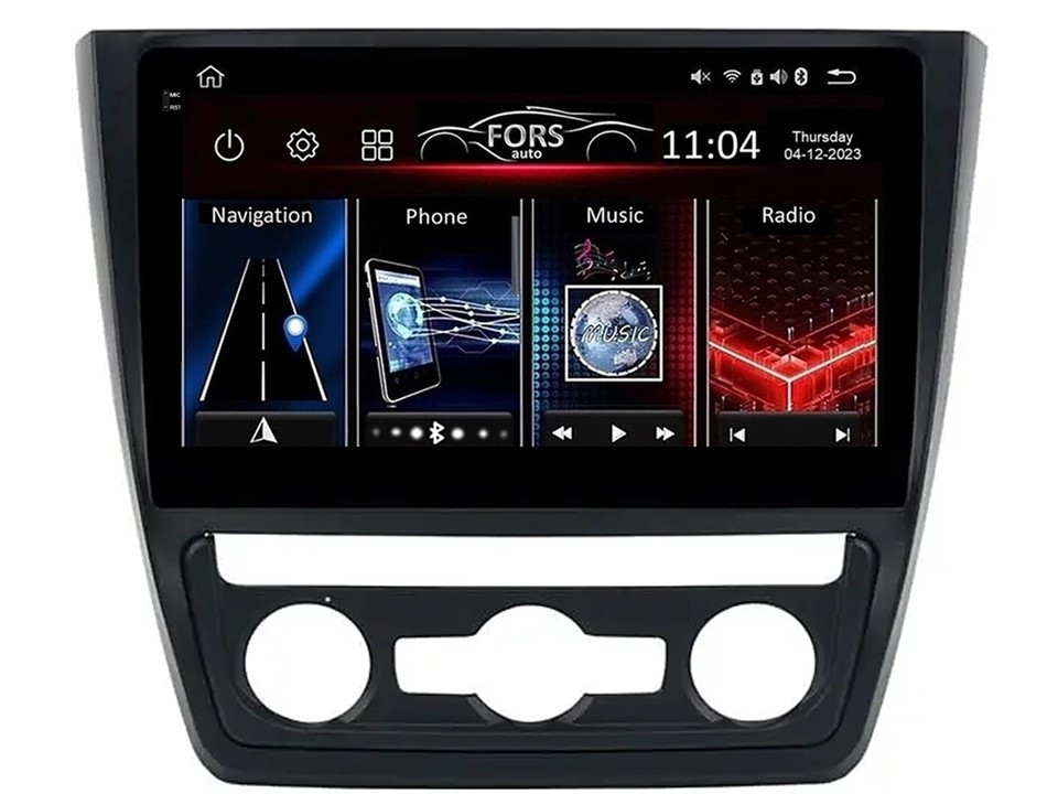 Штатна магнітола FORS.auto FS 2 ULTRA для Skoda Yeti (2+32Gb, 10" 2014-2017