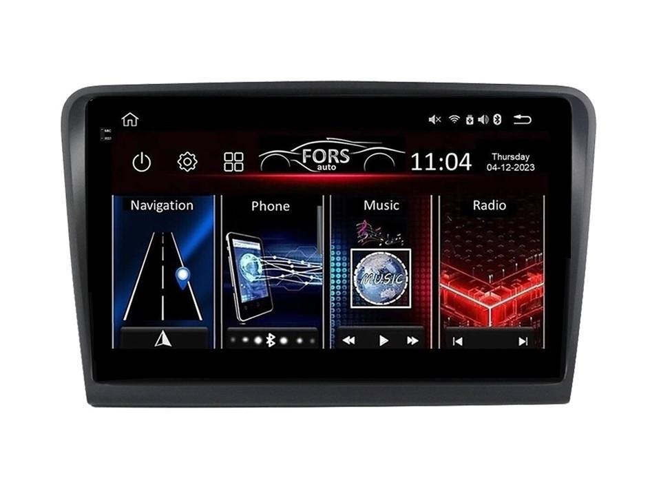Штатна магнітола FORS.auto FS 2 PRO для Skoda Superb 2 (2+32Gb, 10" 2008-2015