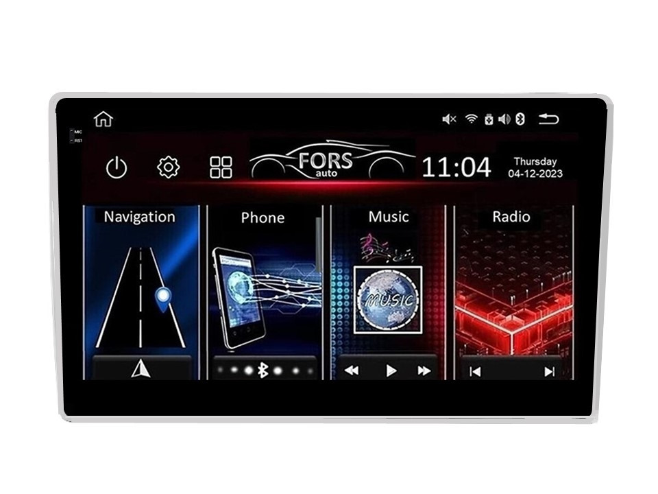 Штатна магнітола FORS.auto FS 2 PRO для Volkswagen Passat B5/B6 (2+32Gb, 9", silver) 2004-2010