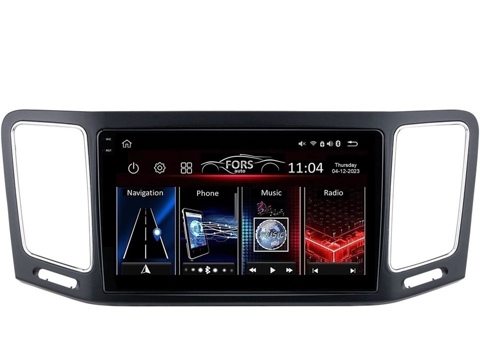 Штатна магнітола FORS.auto FS 2 PRO для Volkswagen Sharan (2+32Gb, 9" 2011-2018