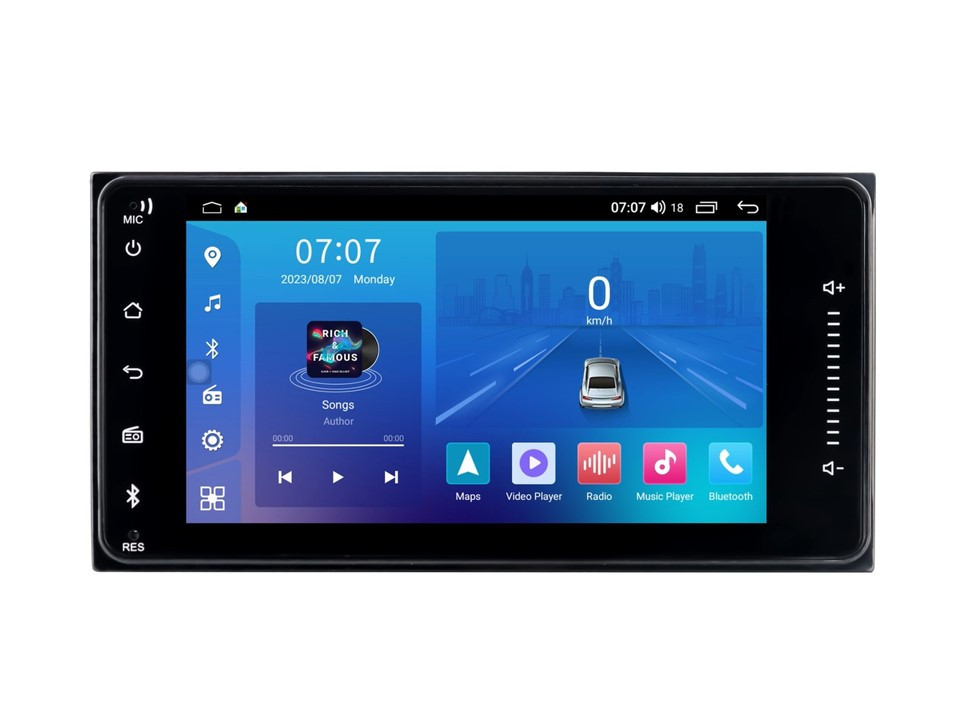 Універсальна магнітола FORS.auto для Toyota TU 2 ULTRA (7", 2+32Gb, CarPlay)