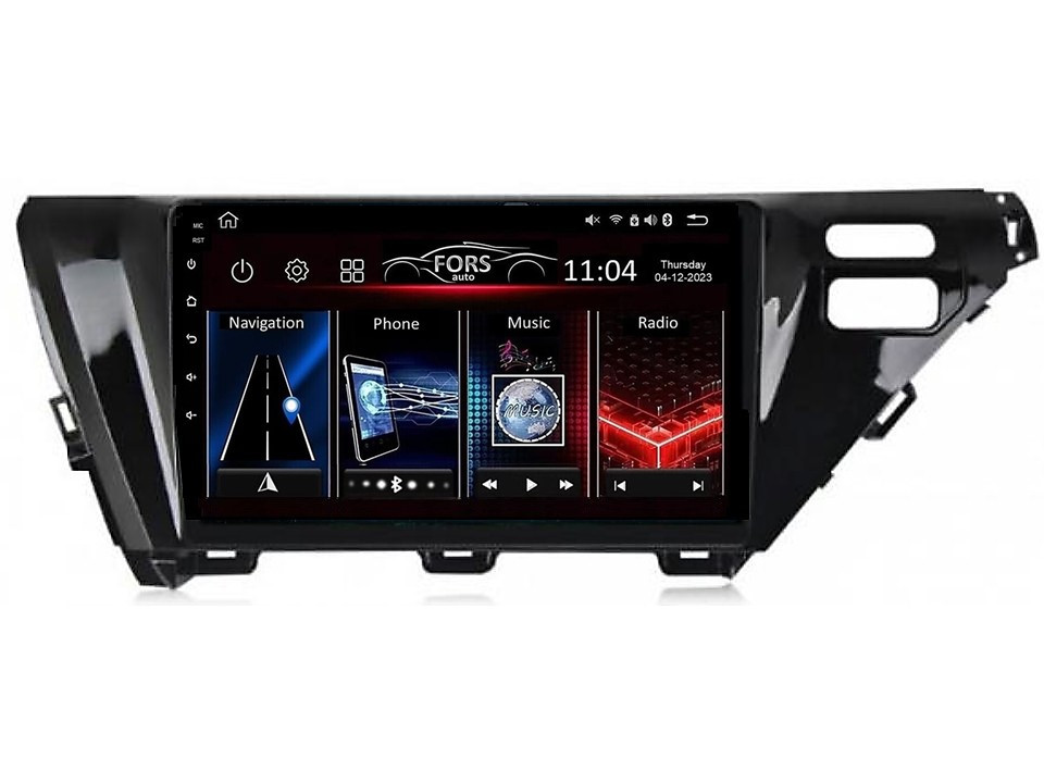 Штатна магнітола FORS.auto FS 1 LITE для Toyota Camry (1+32Gb, 10" 2018+