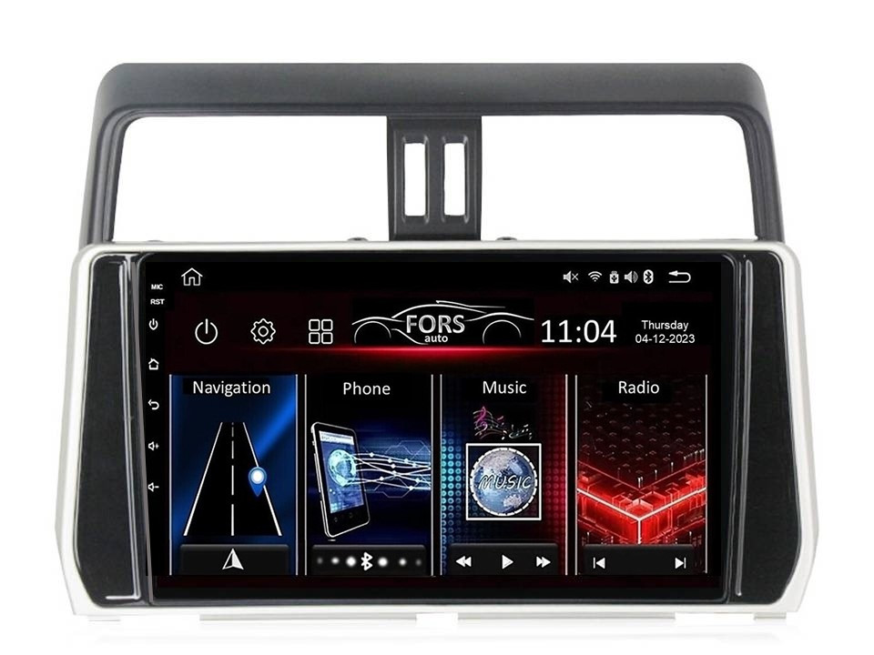 Штатна магнітола FORS.auto FS 1 LITE для Toyota Prado (1+32Gb, 10" 2017-2020