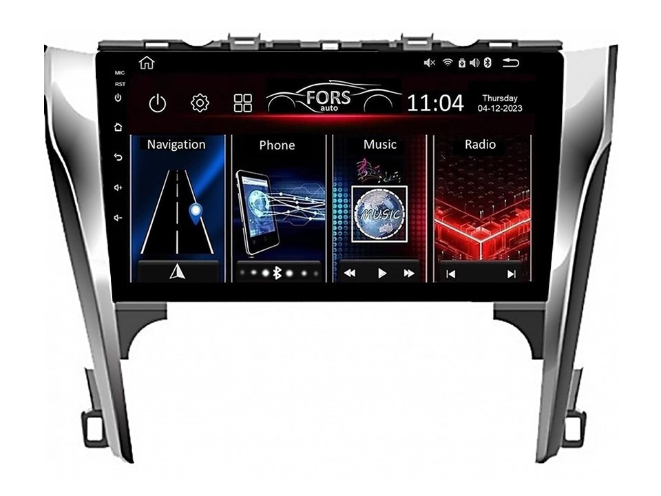Штатна магнітола FORS.auto FS 1 LITE для Toyota Camry (1+32Gb, 10" 2012