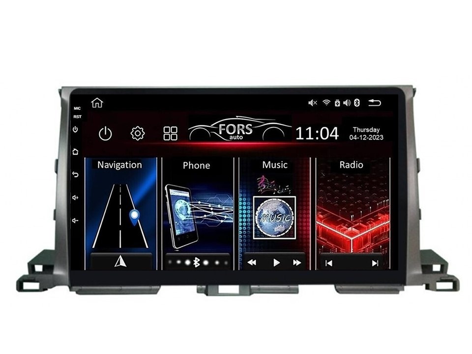 Штатна магнітола FORS.auto FS 1 LITE для Toyota Highlander (1+32Gb, 10" 2015-2020