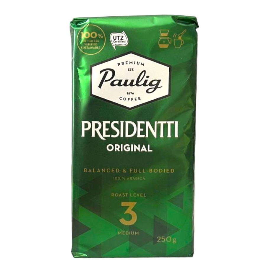 Кава мелена Paulig Presidentti Original з арабіки 100% 250 грамів, фото 1