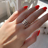 Каблучка з золотом 375п, фото 3