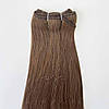 Натуральне Слов'янське Волосся на Тресі 55-60 см 100 грам, Шоколад №05, фото 5