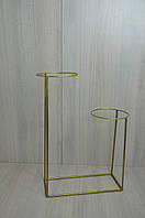 Підставка під квіти DecorArt "Меріда 300d140" 30x14 см золото.чорний