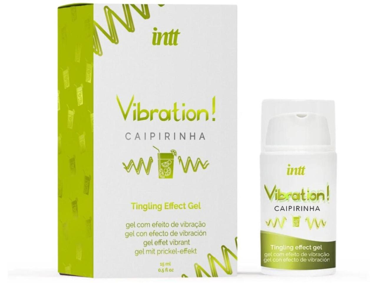 Рідкий вібратор Intt Vibration Caipirinha (15 мл) (м'ята упаковка!!!!
