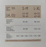 Безшовні легінси з мікрофібри чорні 48-52р ТМ Giulia, фото 3