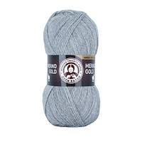 Madame Tricote Paris MERINO GOLD (Мерiно Голд) № 007 світло-сірий (Вовняна пряжа з акрилом, нитки для в'язання)