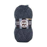 Madame Tricote Paris MERINO GOLD (Мерiно Голд) № 009 темно-сірий (Вовняна пряжа з акрилом, нитки для в'язання)