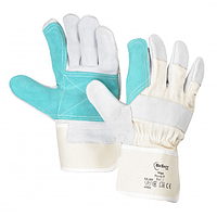 Рукавички Vega р.10 (ХL) спилкові комбіновані з подвійним надолонником