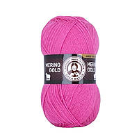 Madame Tricote Paris MERINO GOLD (Мерiно Голд) № 042 рожевий (Вовняна пряжа з акрилом, нитки для в'язання)