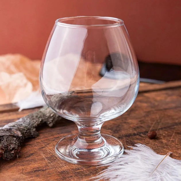 Набір келихів для коньяку Pasabahce Bistro 385 мл 6 шт 44188 фужери для урочистостей та свят, фото 1