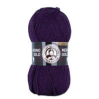 Madame Tricote Paris MERINO GOLD (Мерiно Голд) № 060 фіолетовий (Вовняна пряжа з акрилом, нитки для в'язання)