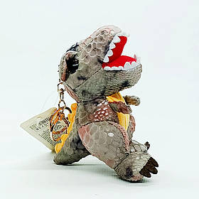 М'яка іграшка-брелок Yi Wu Jiayu «Динозаврик» сірий, 15 см M 46738-2