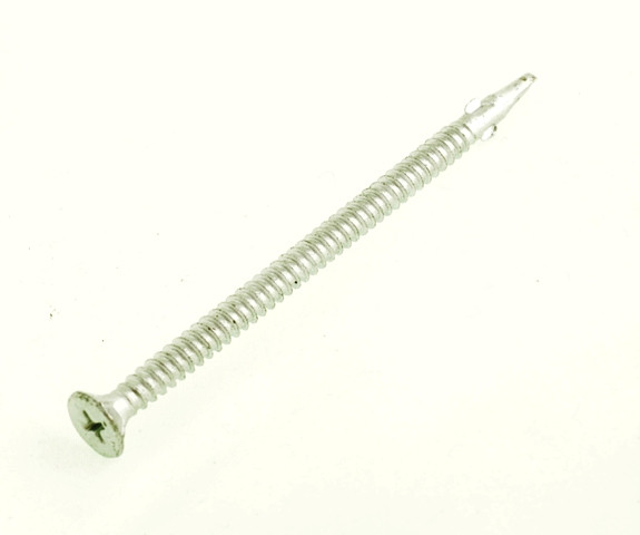 Саморіз із крильцями 6,3х60, покр. Corrseal, гол. потай PH3, пак. -200 шт., Швеція, фото 1