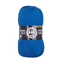 Madame Tricote Paris MERINO GOLD (Мерiно Голд) № 016 електрик (Вовняна пряжа з акрилом, нитки для в'язання)