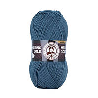 Madame Tricote Paris MERINO GOLD (Мерiно Голд) № 018 джинс (Вовняна пряжа з акрилом, нитки для в'язання)